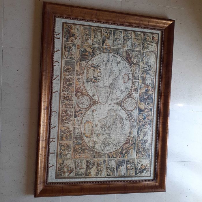 Quadro da Carta Magna, madeira.