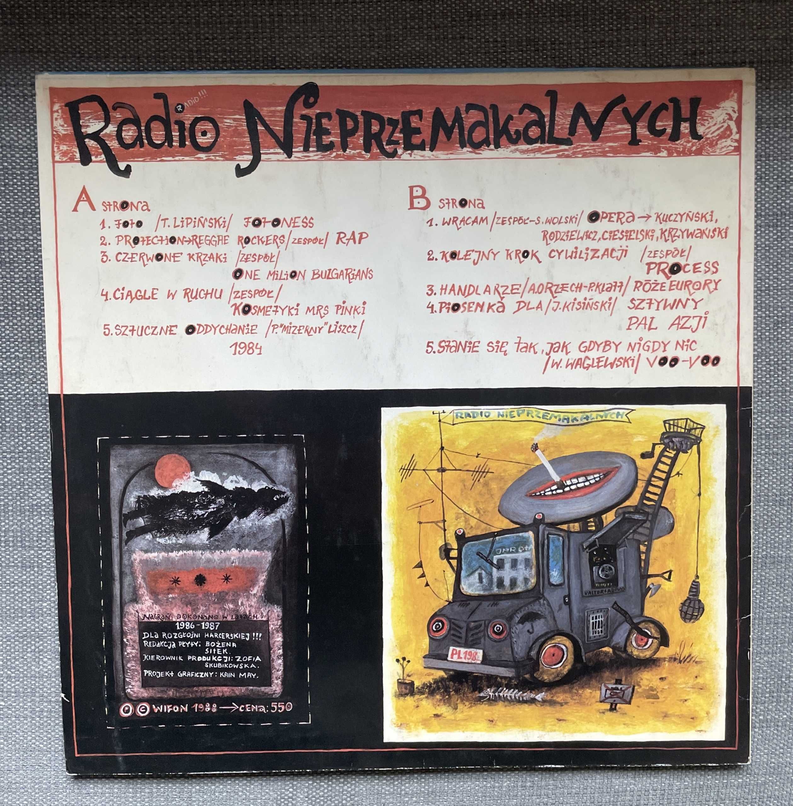 Radio Nieprzemakalnychm 1 wyd. LP 1988