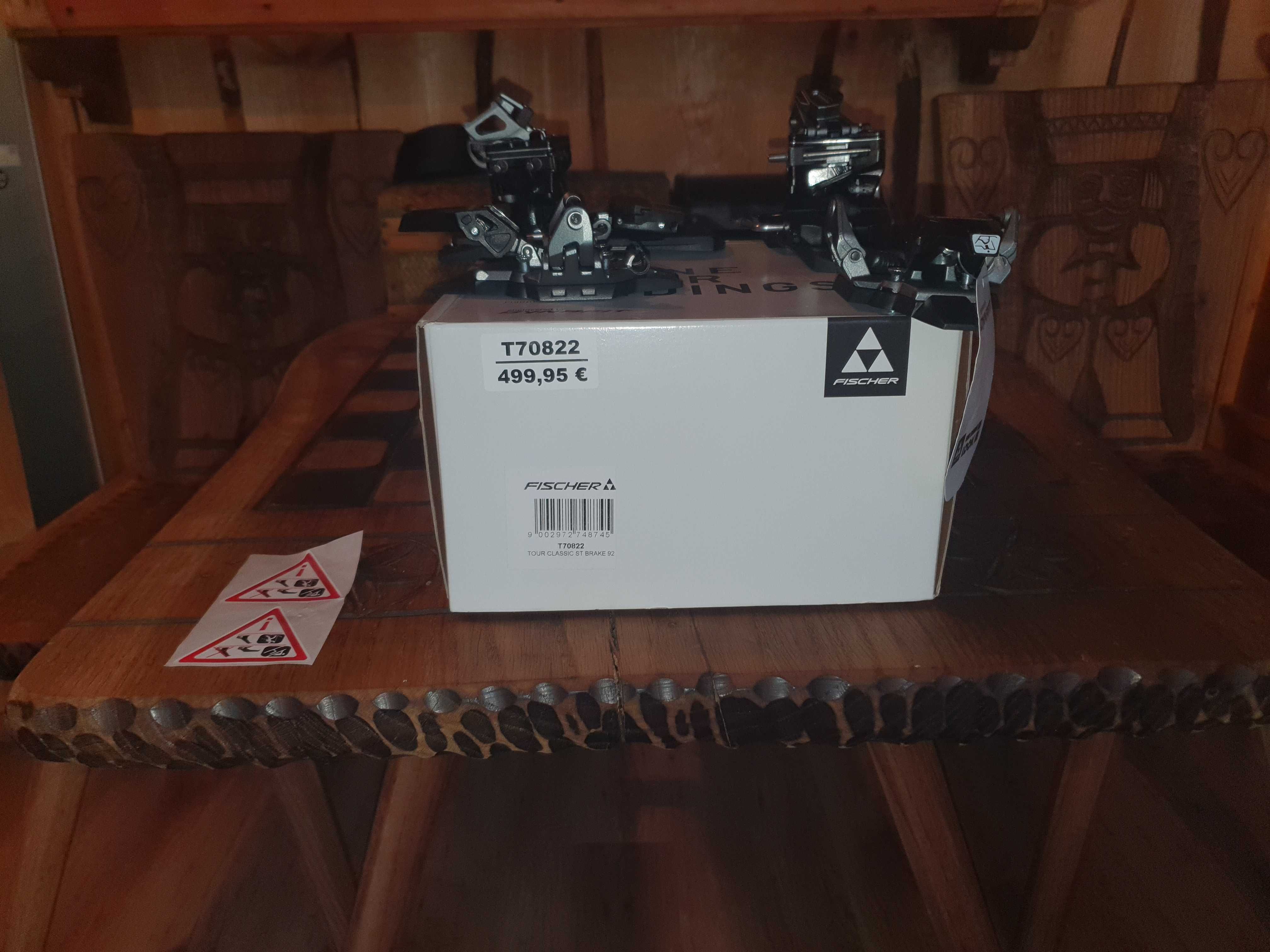 DYNAFIT tourn clasic ST brake 92 10 din / logo fischer /
