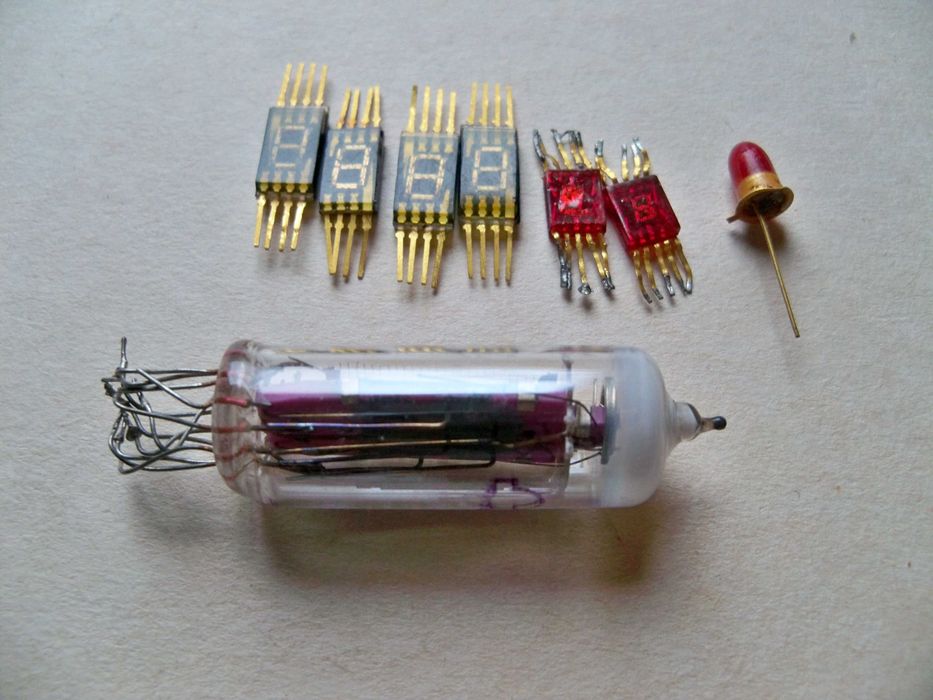 Цифровой 7-сегментный светодиодный индикатор  1 разряд