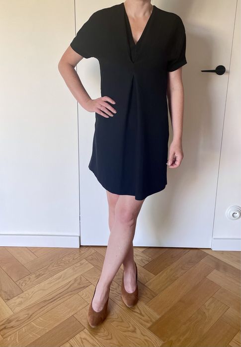 Massimo Dutti sukienka mała czarna