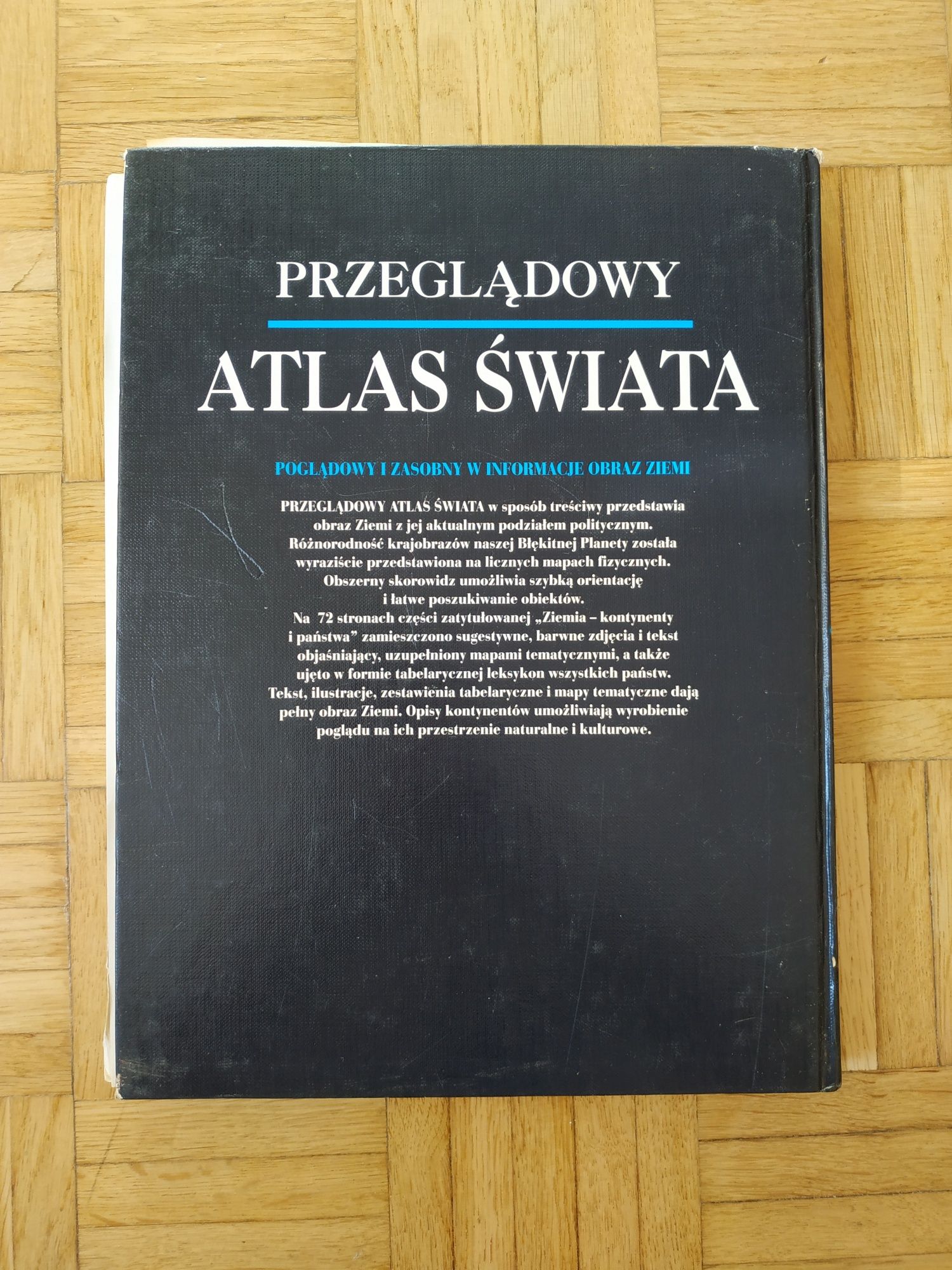 Przeglądowy atlas świata, mapy, książka Świat Książki