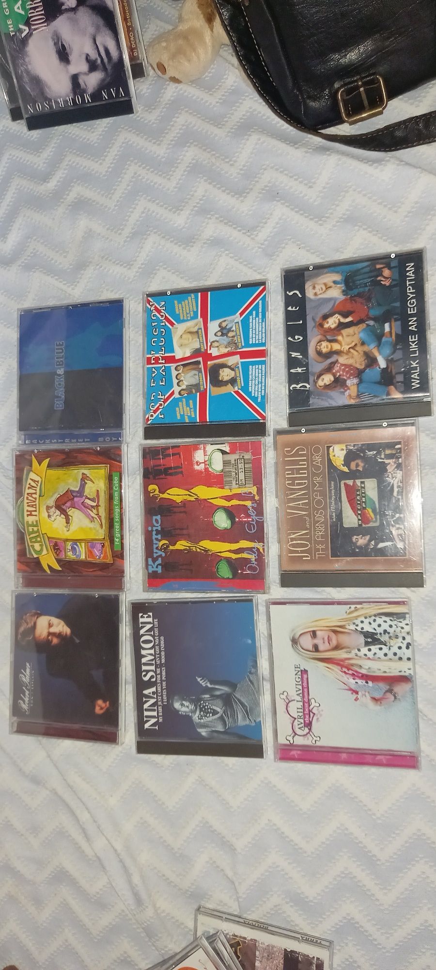 Cd's de vários tipos de música