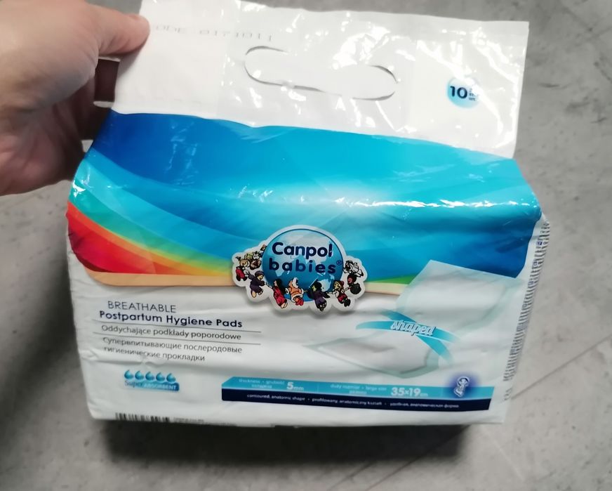 Oddychające podkłady poporodowe Canpol babies