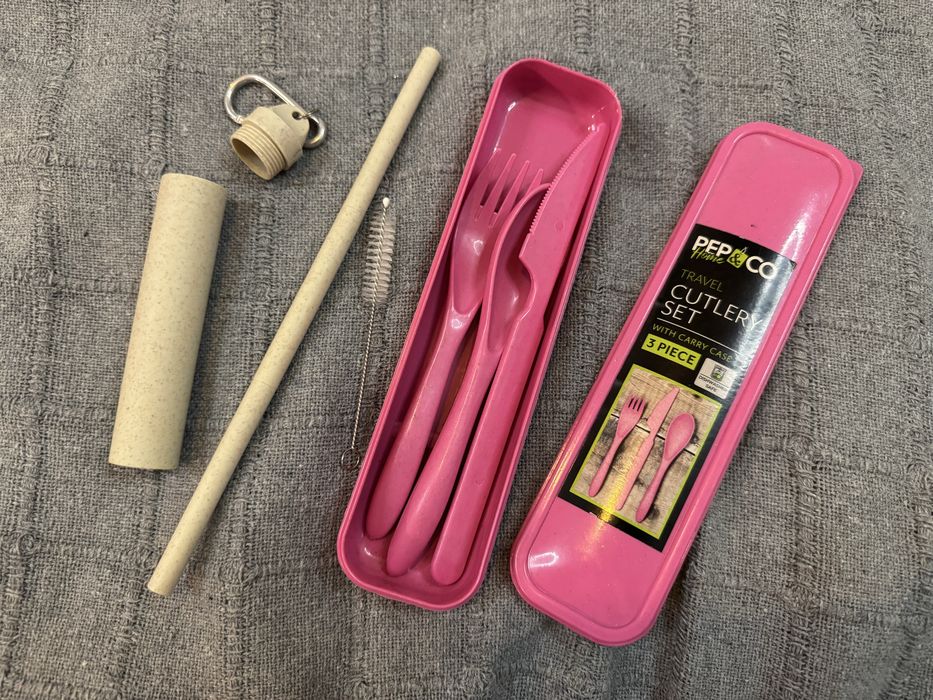 Słomka i sztućce wielorazowego użytku, eko