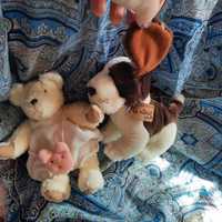 игрушка мишка медведь tails & tales bears собака бассет хаунд щенок