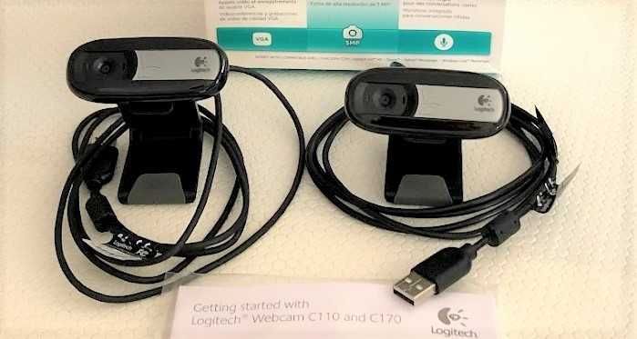 2x webcams Logitech C170 como novas