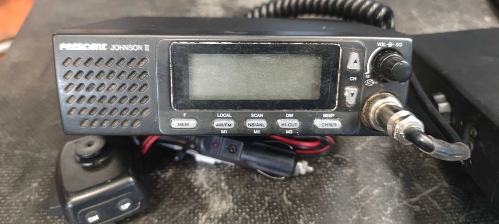 CB radio PRESIDENT Johnny III Johnson 2 i anteny Virginia
