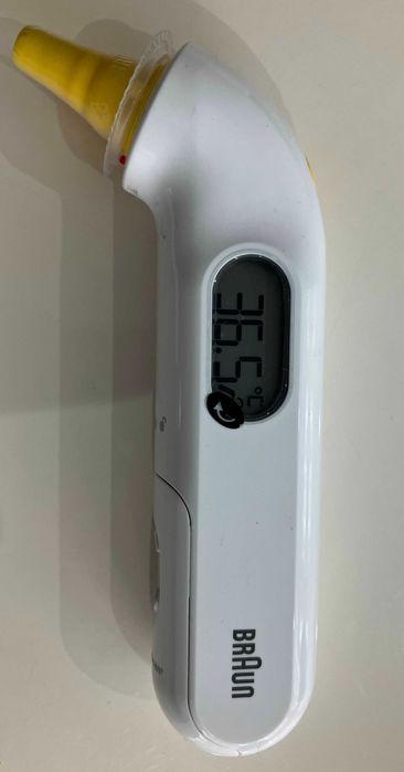 Termometr elektroniczny Braun ThermoScan3 IRT3030 biały + kapturki