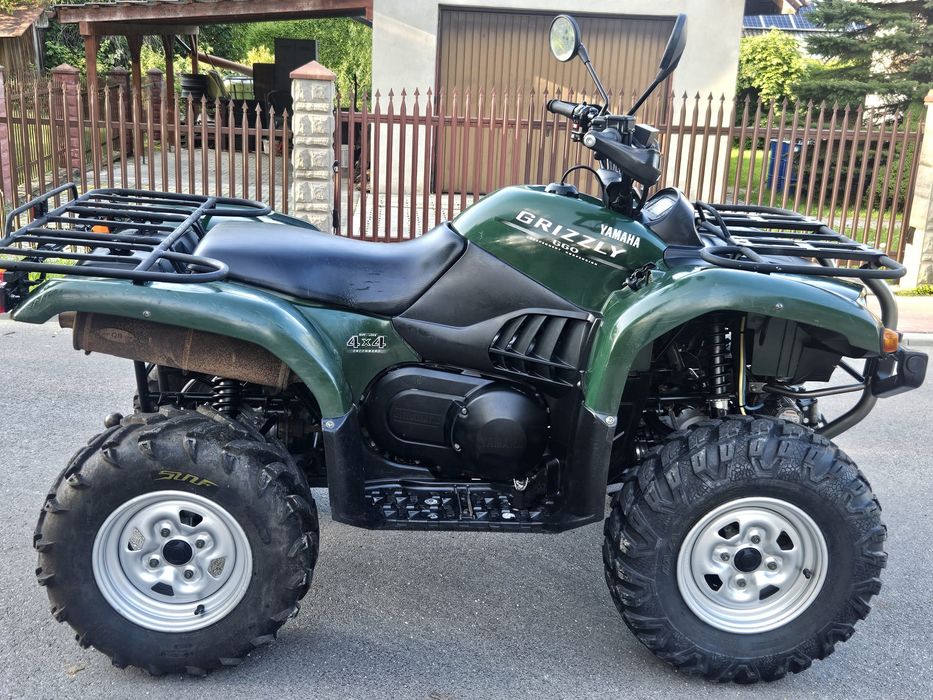 Yamaha grizzly 660 L7e Zadbana Wyciągarka Quad przeprawowy  Doposazony