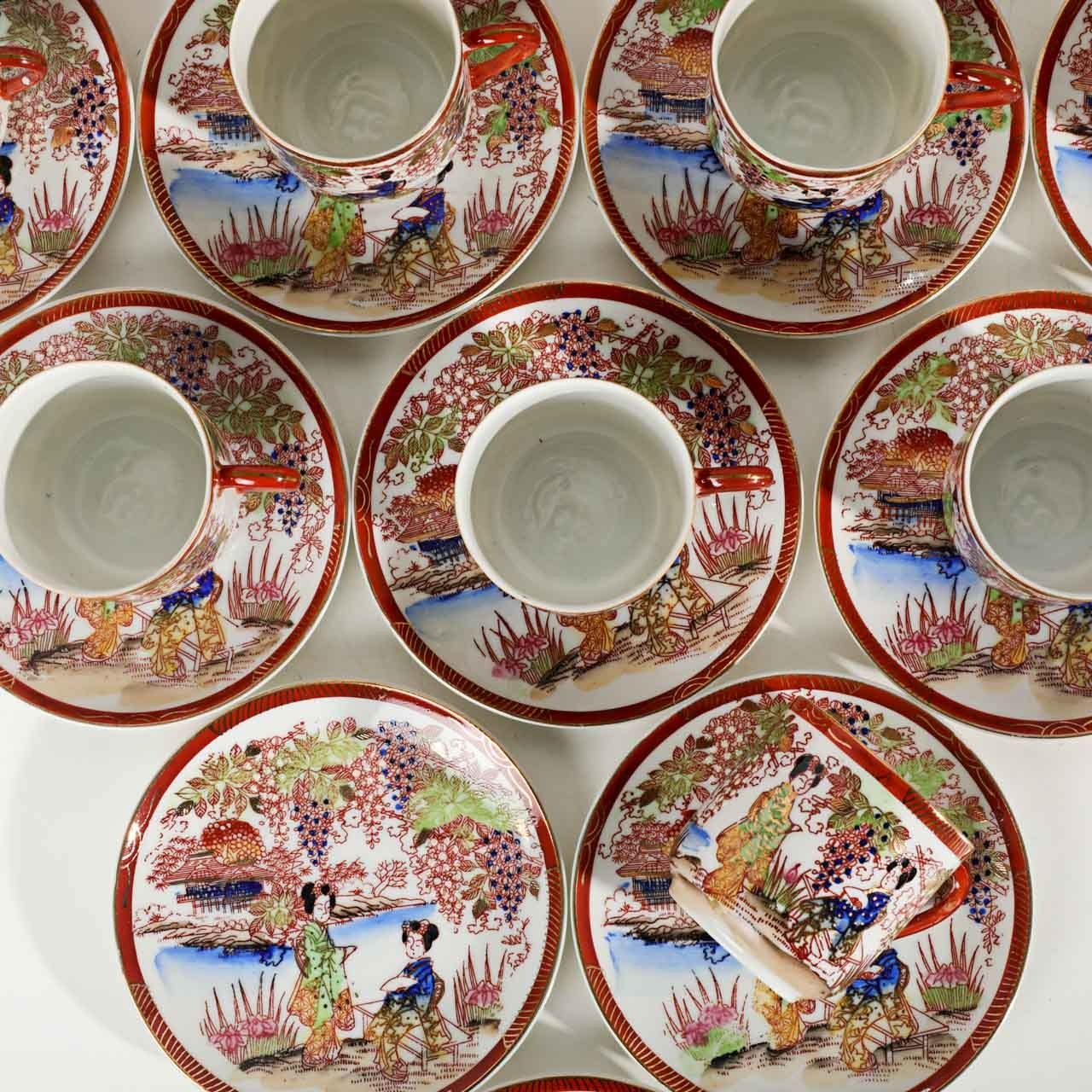 Serviço de Café em Porcela Oriental