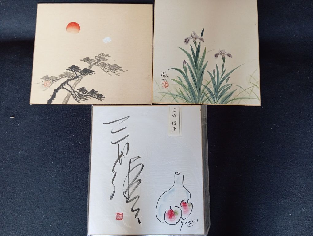 Shikishi ręcznie malowane