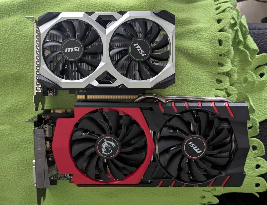 Placas Gráficas GTX 970 e GTX 1650