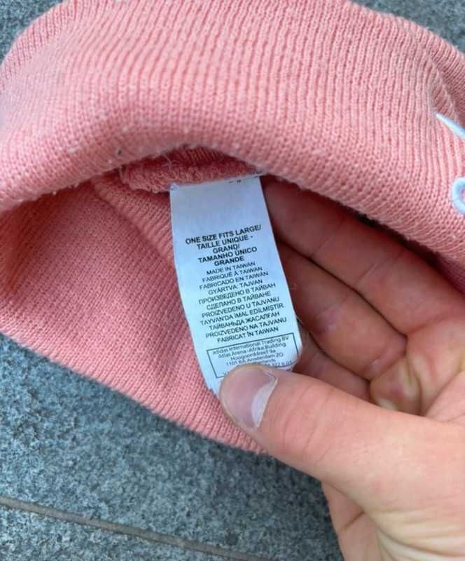 Czapka Damska Beanie Różowa Adidas Old Logo, Adidas Originals Onesize
