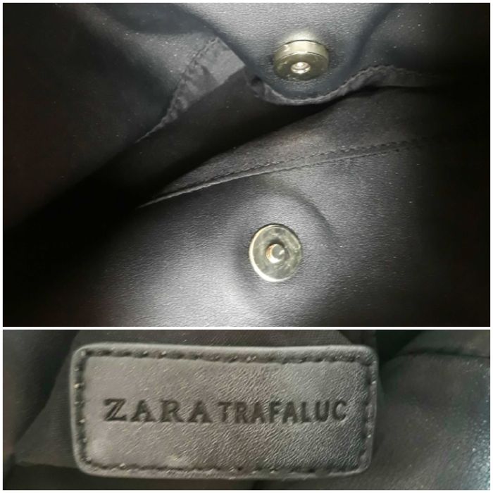 Torebka z ekoskóry Zara.