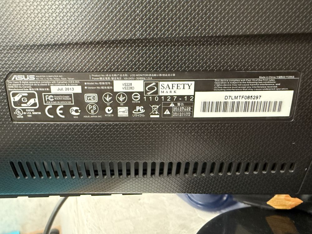 монитор ASUS VS228 / VS228D