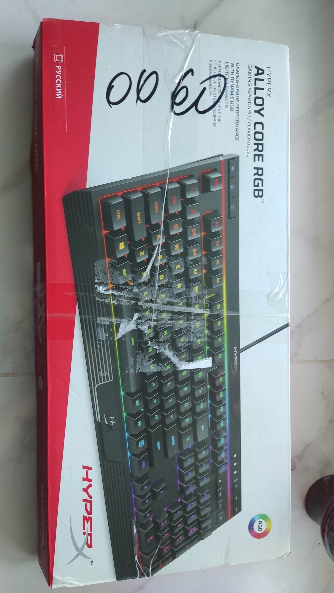 Клавіатура hyperx alloy core rgb