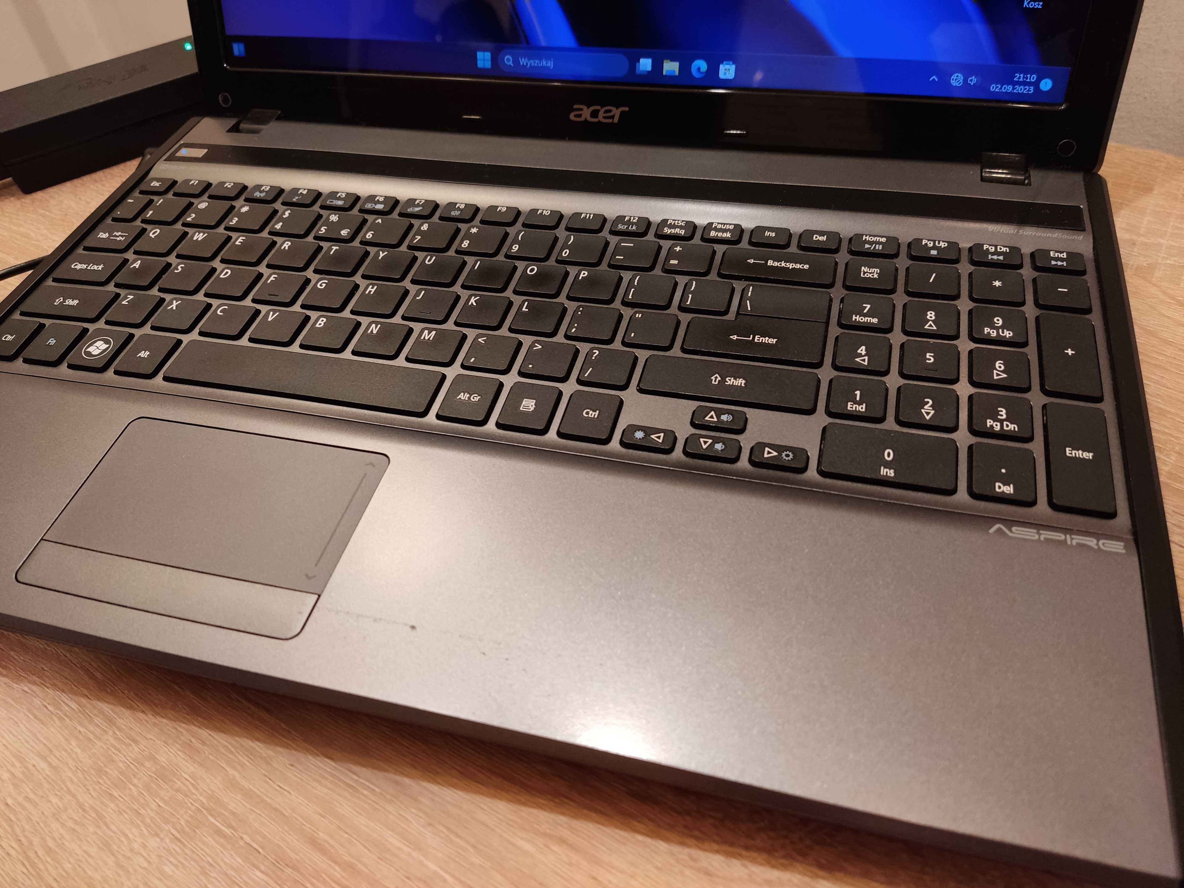 Acer Aspire 5755G , I5 , 8/320GB , 15.6"  Win 11 Pro - Okazja