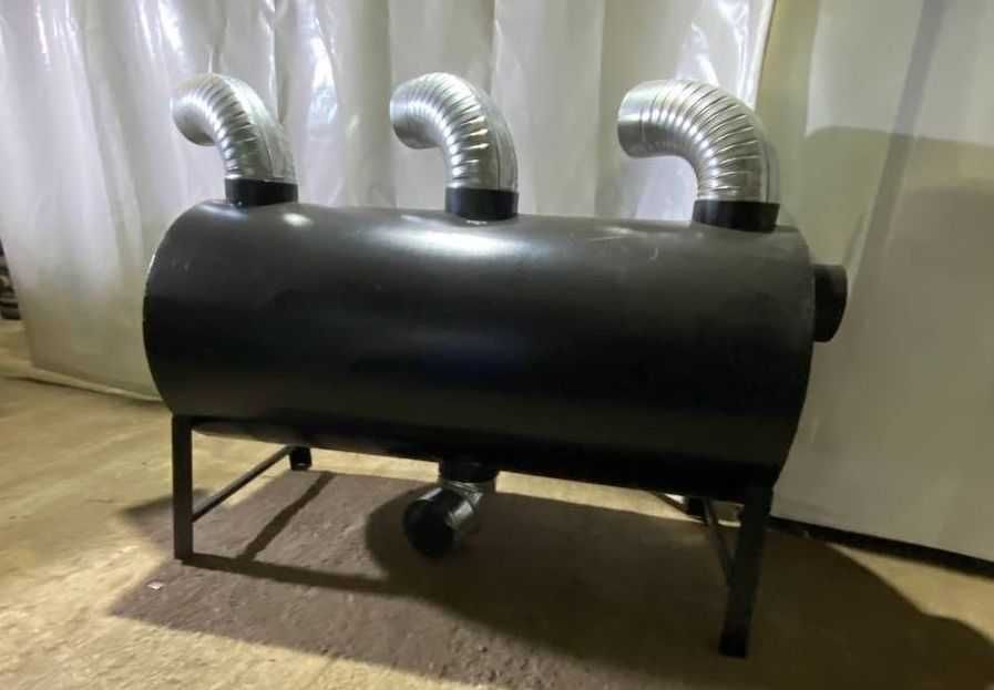 • 560 м2! 6 мм! Печь Буржуйка Теплогенератор Булерьян (Булер'ян)