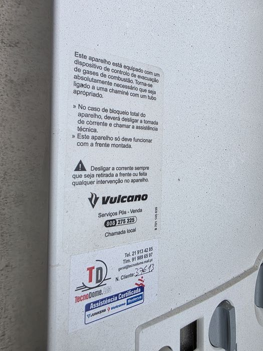 Esquentador Vulcano Ventilado