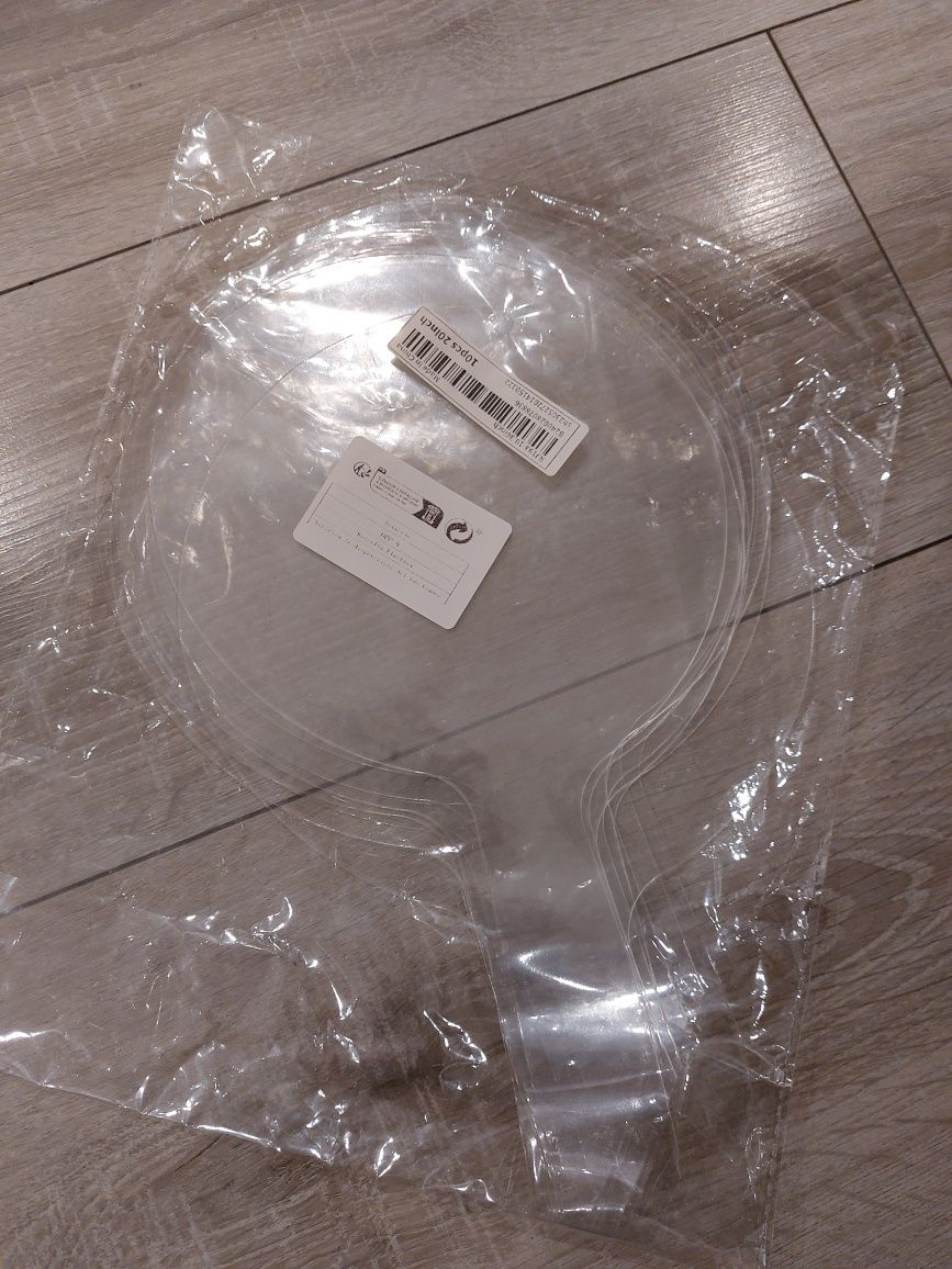 Balony przezroczyste twarde ślub