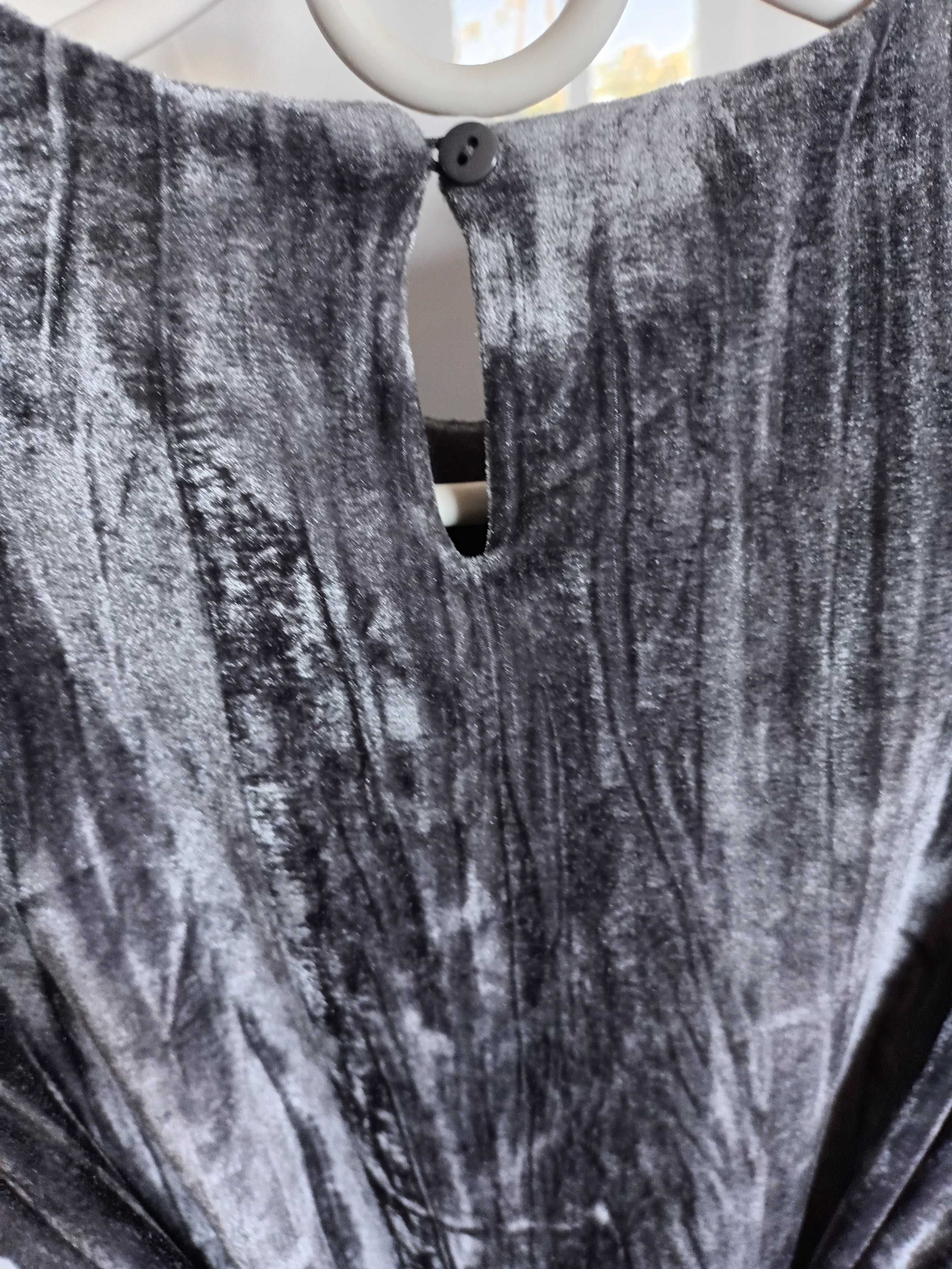 Sukienka Reserved srebrna XS