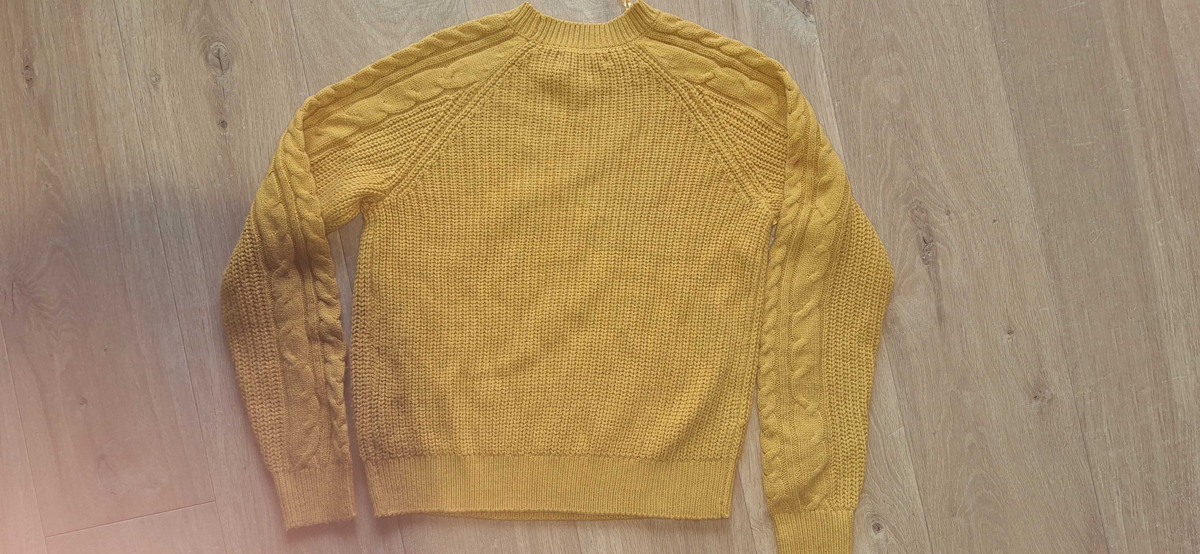 Sweter dziewczęcy House XS muszardowy