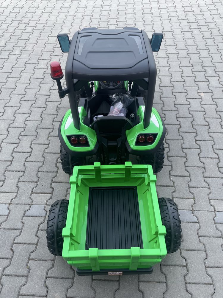 Traktor na Akumulator Elektryczny Dla Dzieci 2X200W 24V 7Ah
