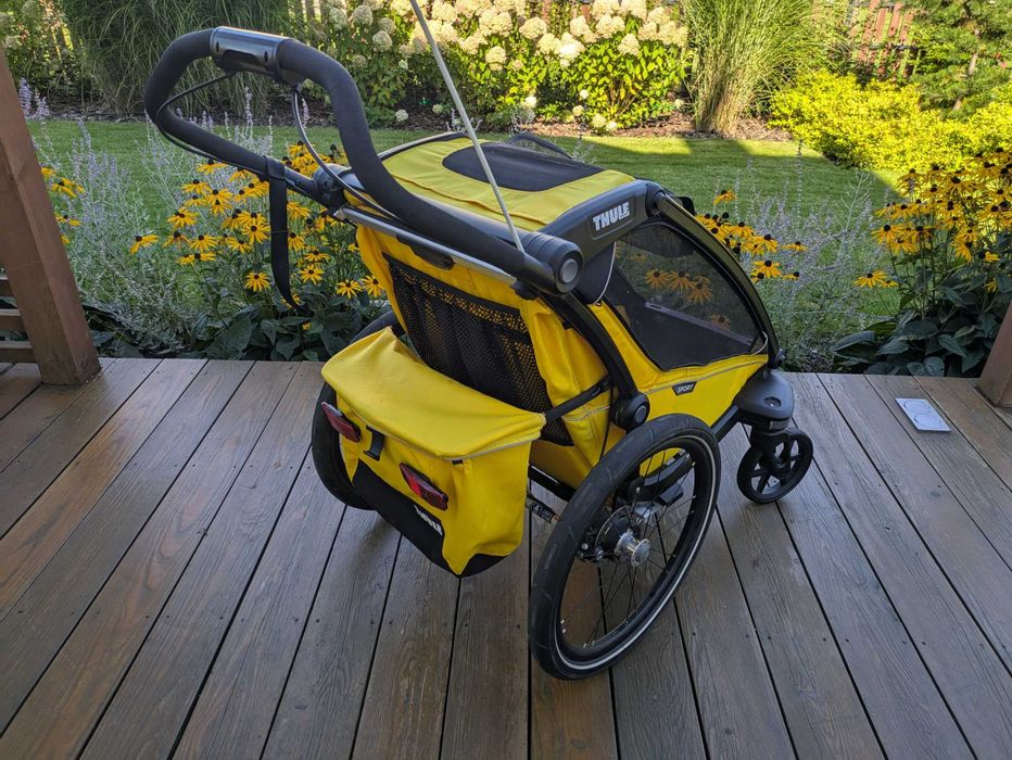 Przyczepka rowerowa Thule Chariot Sport single + Baby Supporter