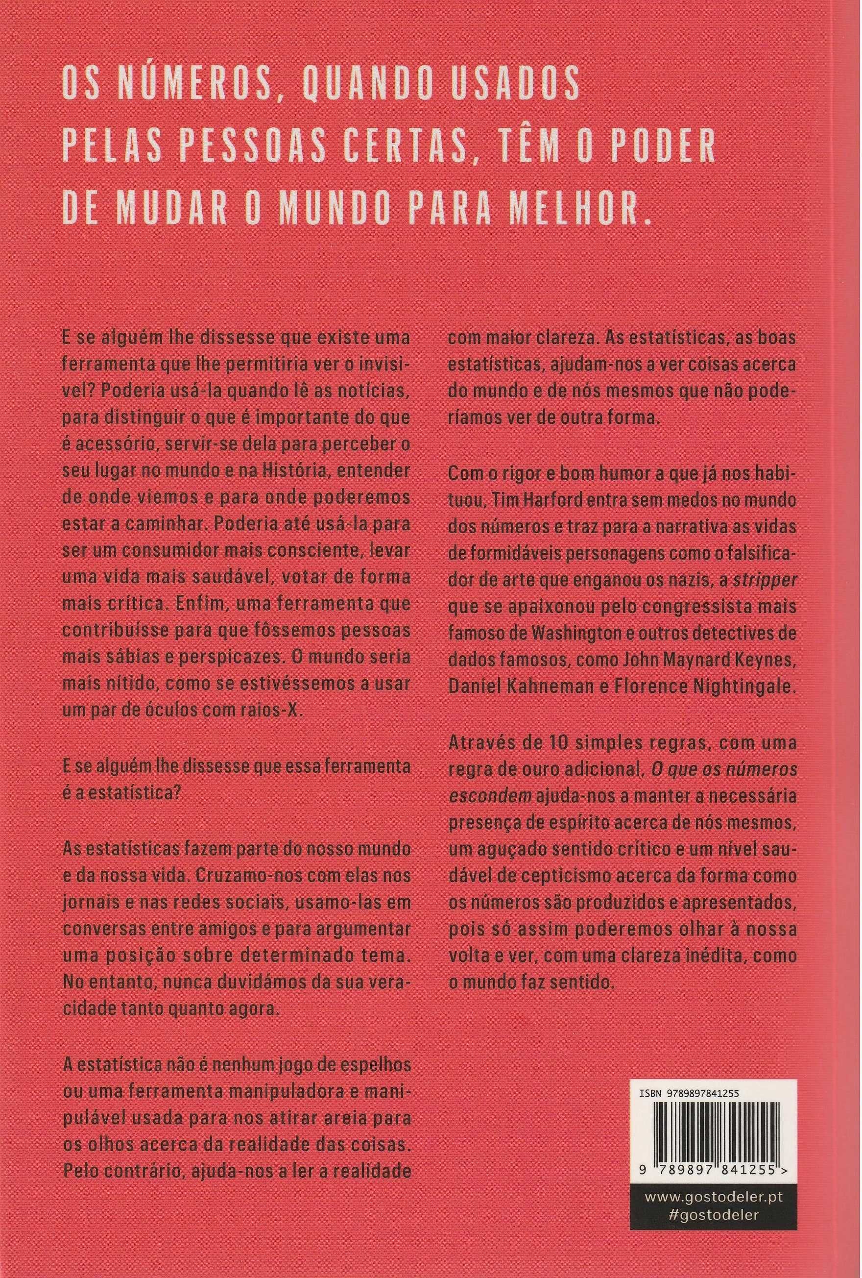 Livro O Que os Números Escondem de Tim Harford [Portes Grátis]