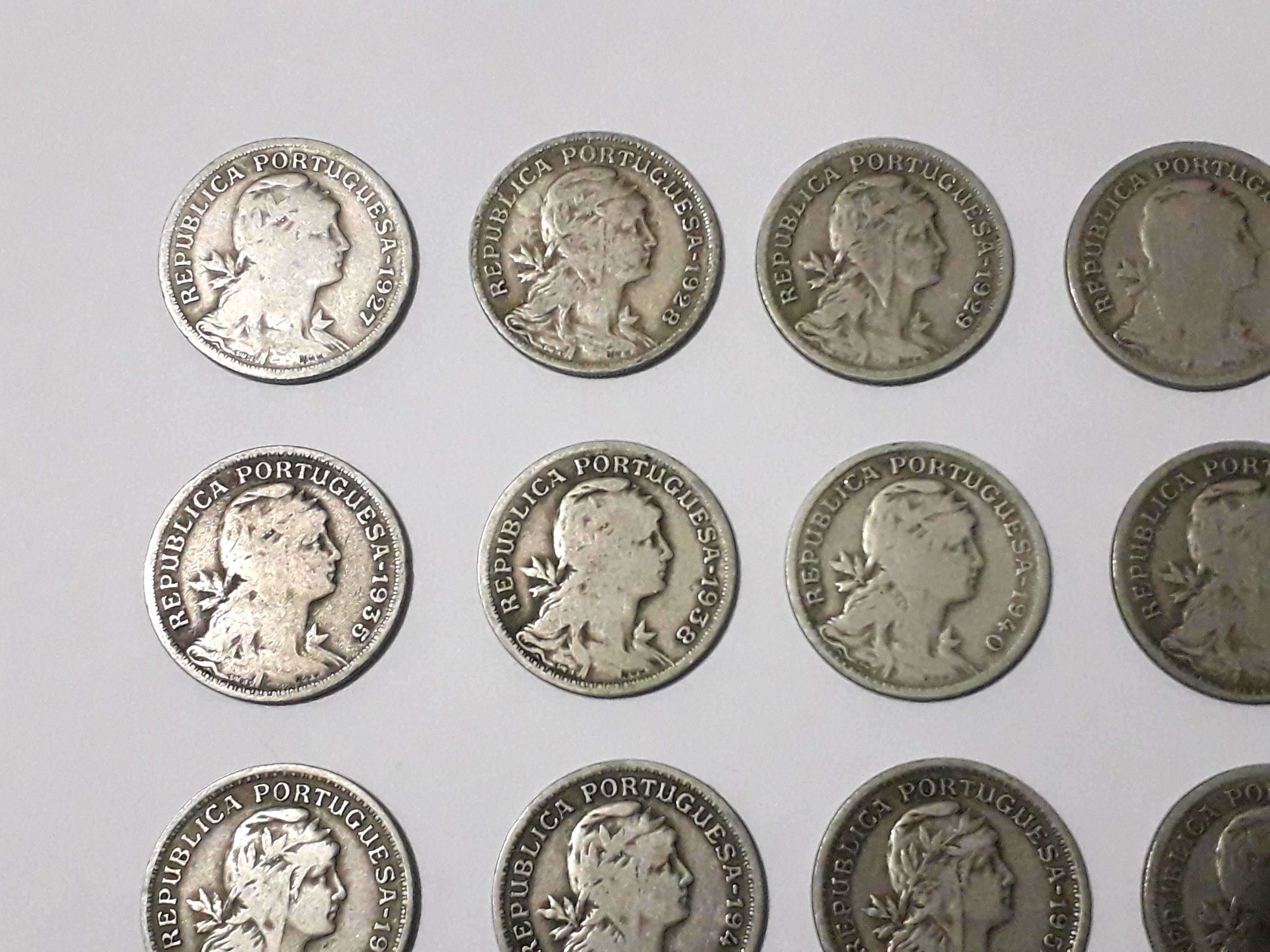 50 Centavos da República Portuguesa - Lote de 29 moedas