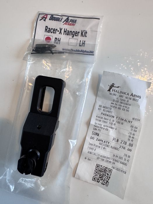 Double Alpha Academy DAA Racer-X Hanger Kabura Flex Alpha-X Wieszak