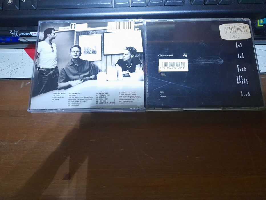 Pack de 2 CDs do Depeche Mode  Gravações originais de 1990/2001 Usados