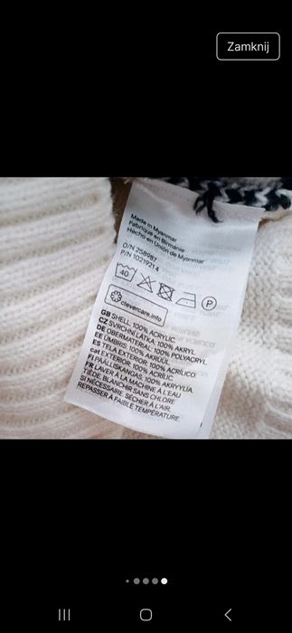 Damska kamizelka sweterkowa H&M M