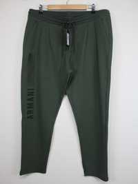 Armani Exchange spodnie dresowe męskie zielony rozmiar XL