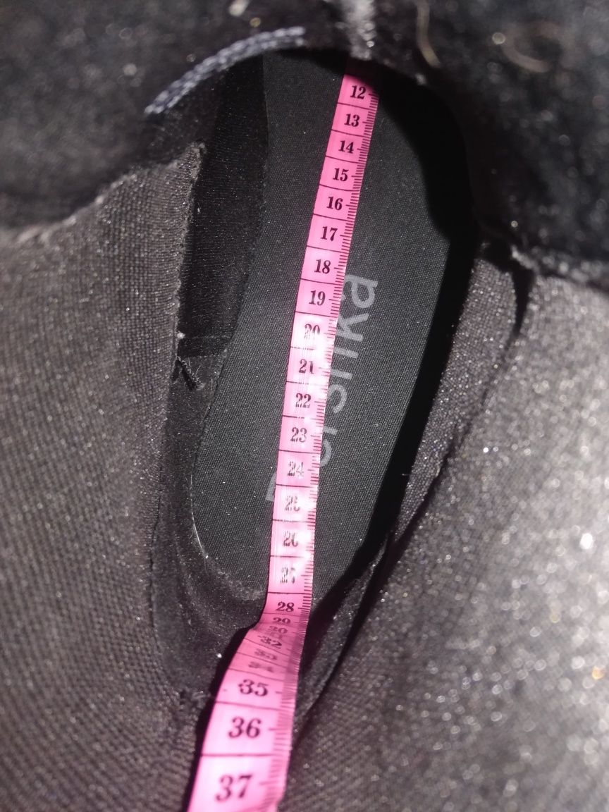 Czarne botki trapery glany Bershka rozmiar 41