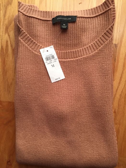 Ann Taylor sweter sukienka 100% bawełna M