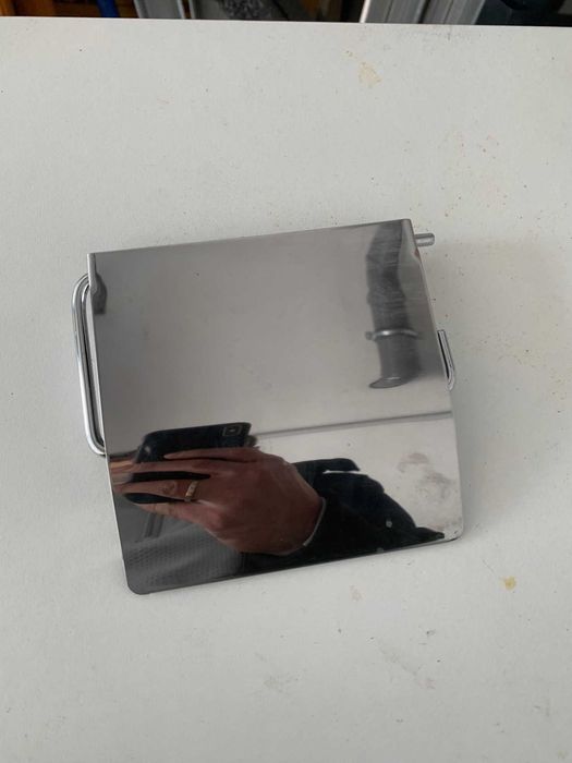 Uchwyt na papier toaletowy srebrny