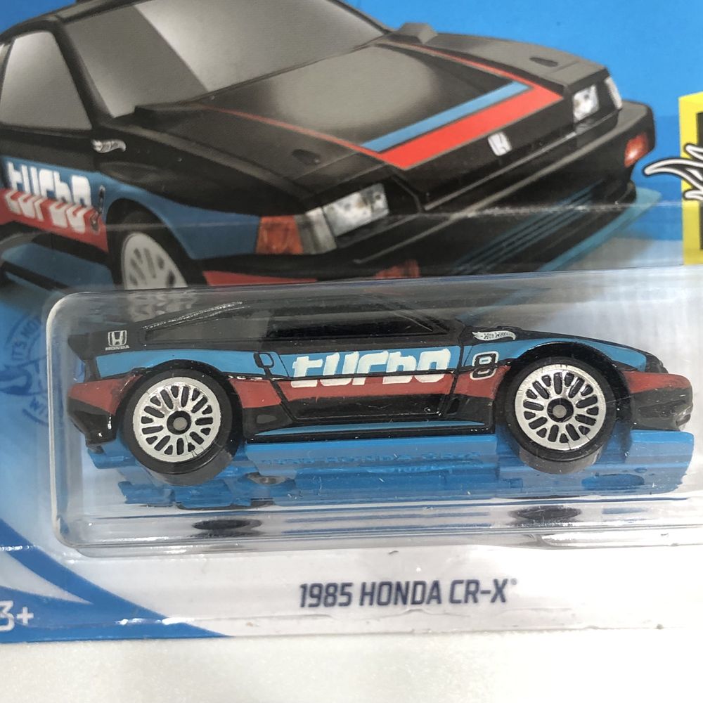 Hot Wheels 1985 Honda CR-X HW SPEED GRAPHICS 1:64 GTC57 Black