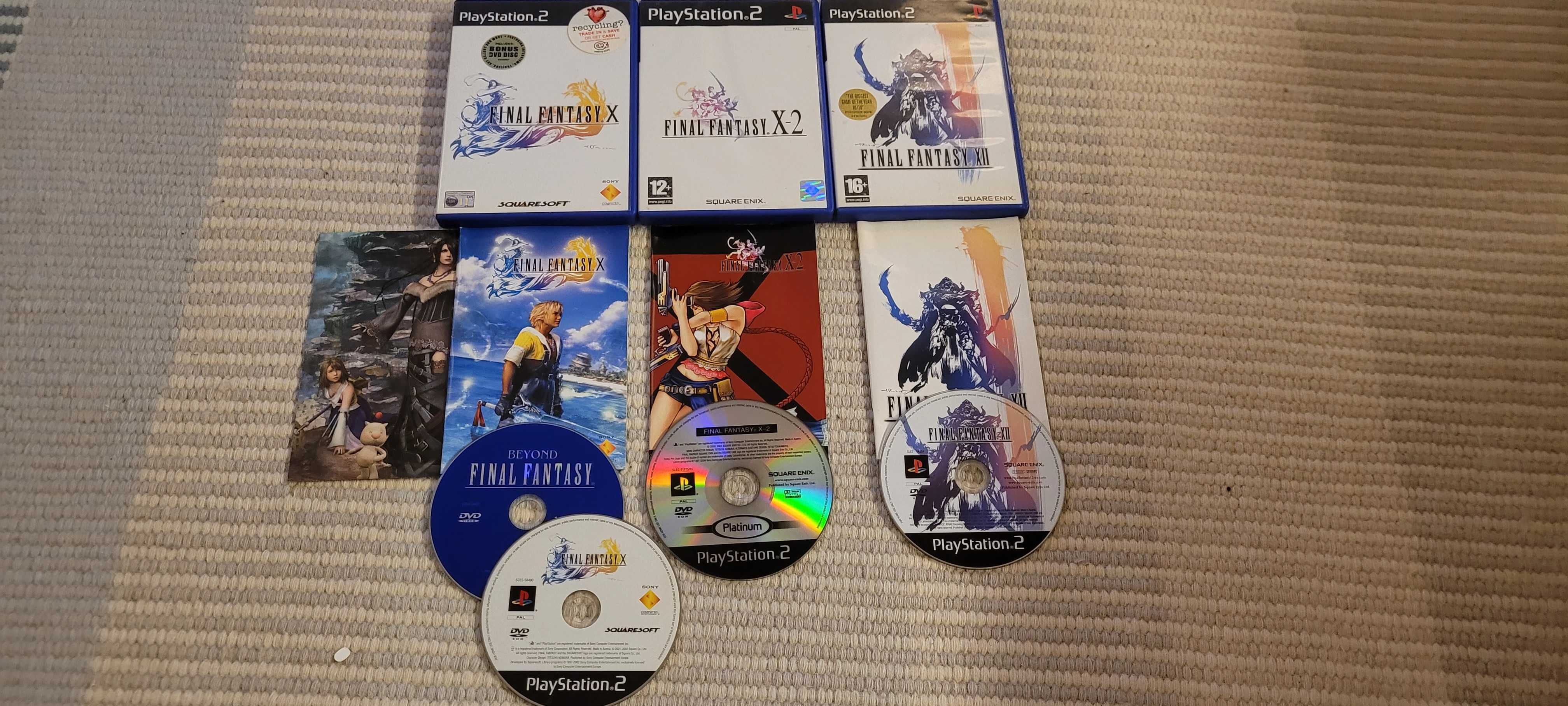 Final Fantasy X, X-2, XII PS2