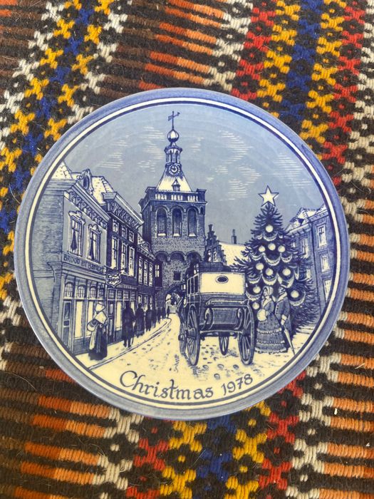 Prato antigo original Delftblue Holanda 1978