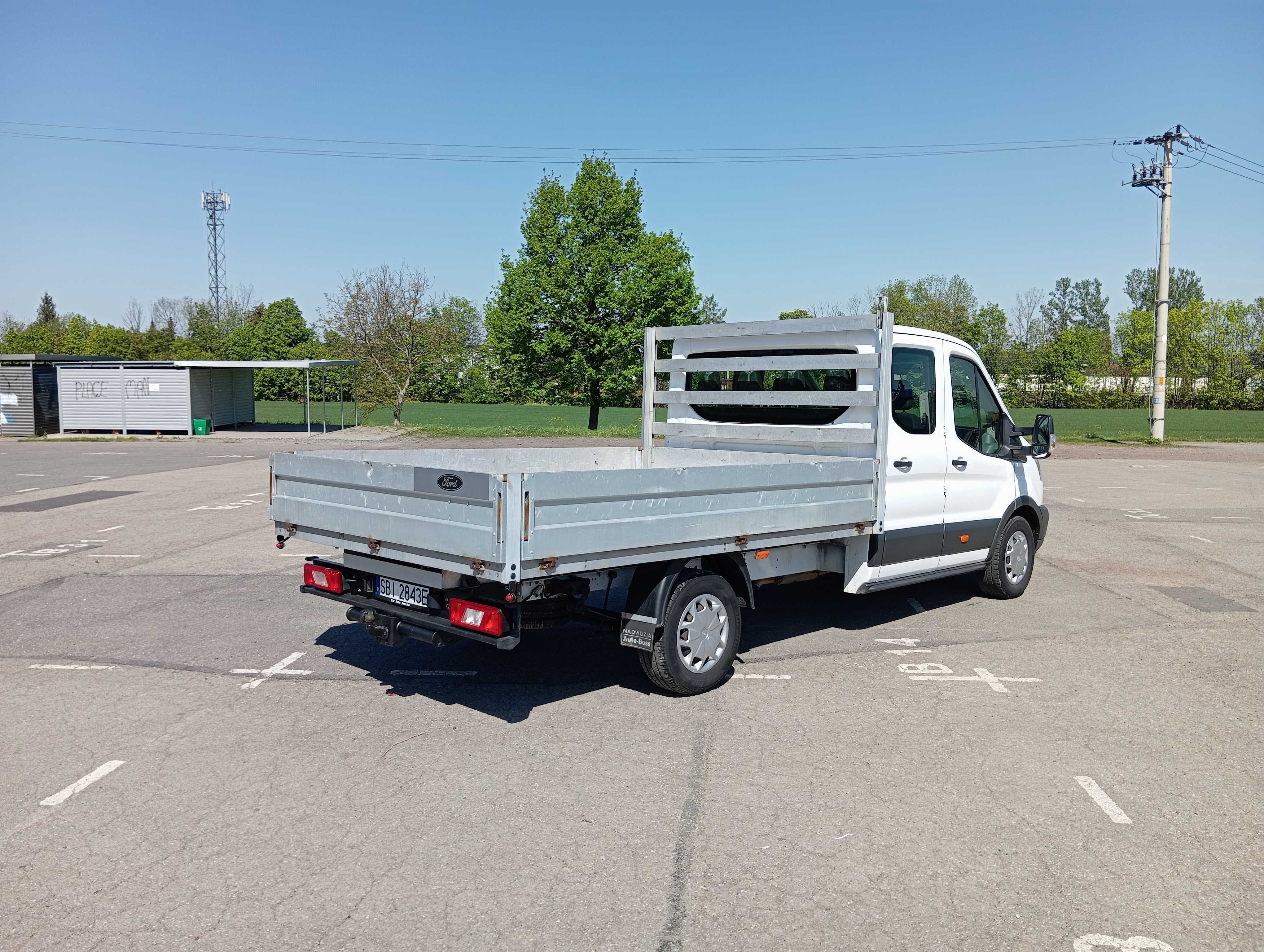 *F-VAT 23%*Ford Transit DOKA*2,2-101KM*7-osób*HAK*Salon PL-1 WŁ*