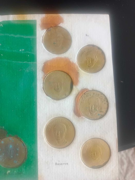 Монеты Football Shell 1969 Dream Eleven 69, чемпионат мира по футболу