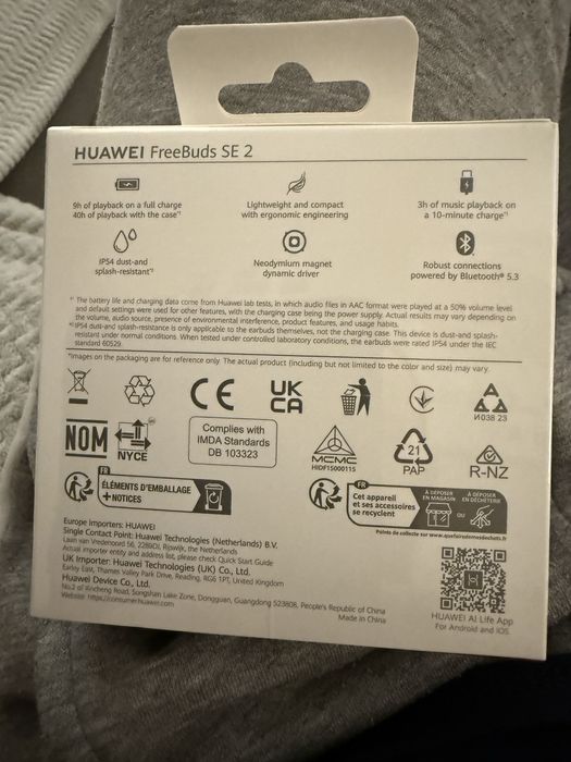 Sluchawki bezprzewodowe  huawei