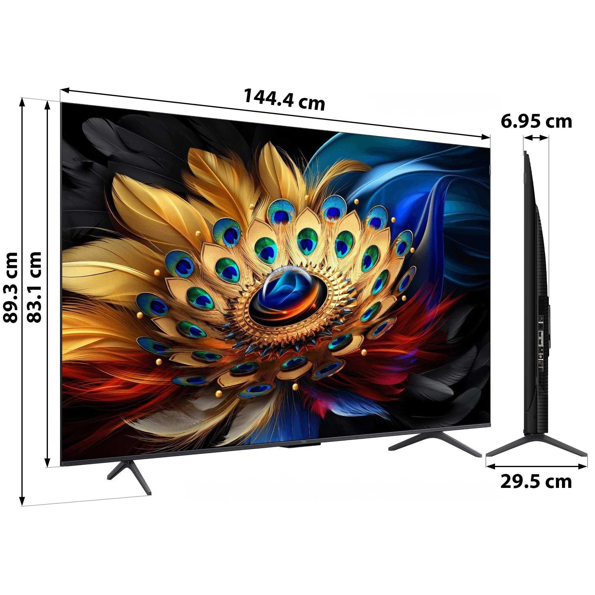 Телевізор QLED TCL 65C655 [ЗБІРКА ЄВРОПА] 2025 Нові! Запечатані!