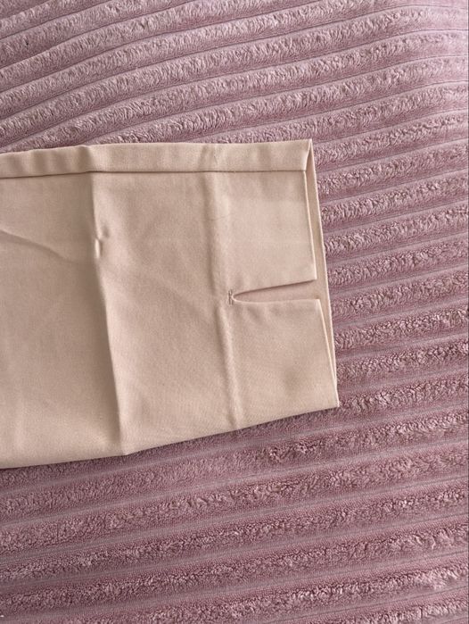 Пудрові штани бавовняні брюки