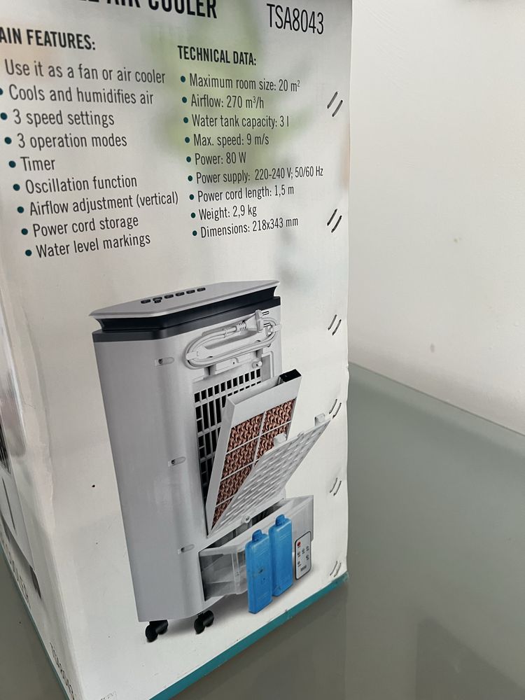 Skuteczny, elegancki, wentylator i koimatyzator Teesa Touch P 700