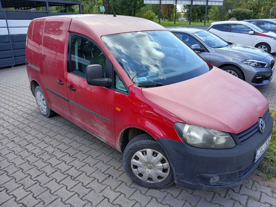 VW CADDY 2014r, 1,6 TDI MR - FV 23% Auto 2 osobowe HAK