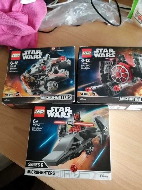 Pack Lego Star Wars Microfighters Selados