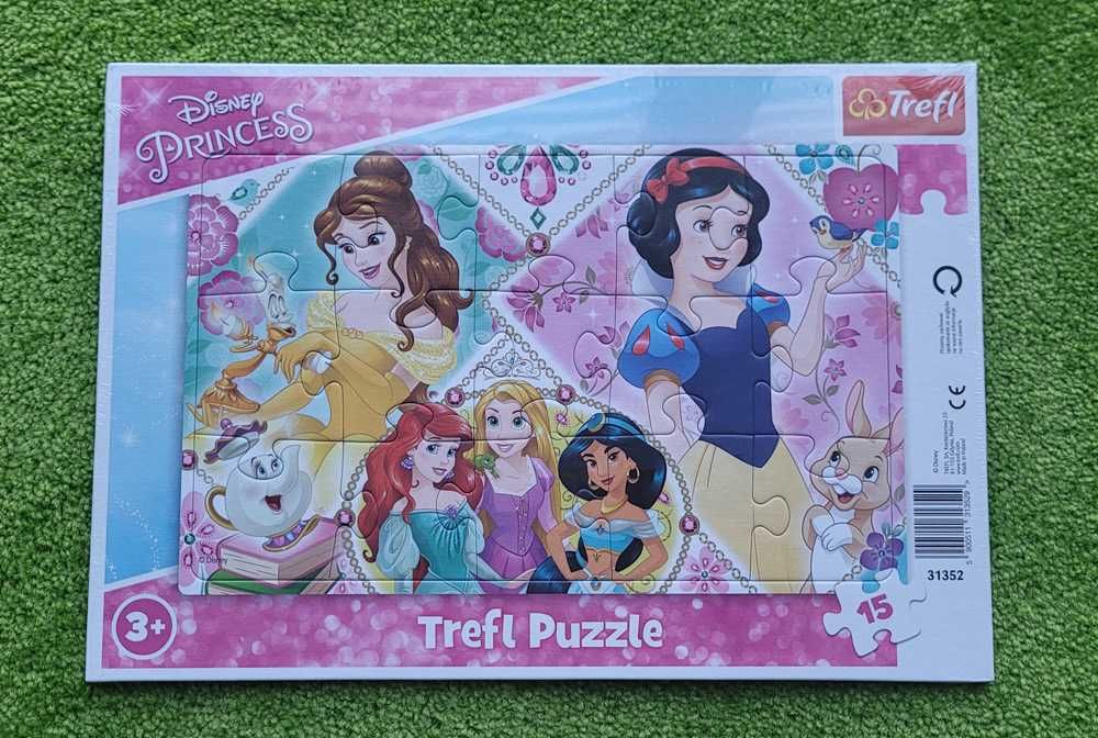 Puzzle ramkowe Trefl Disney Princess księżniczki 15 el.